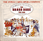 Cover to 1976 D'Oyly Carte Recording - with The Grand Duke